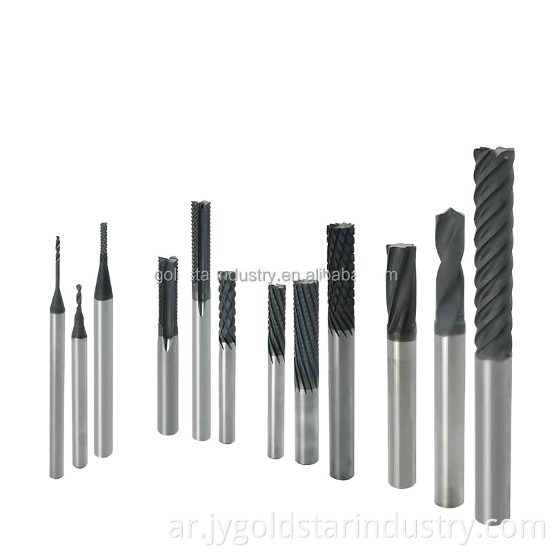 Diamond Coated Carbide End mill